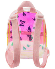 Butterfly Iridescent Mini Backpack - Pink