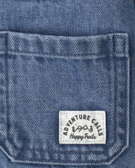 Baby Organic Cotton Denim Barn Jacket