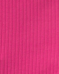Toddler Girl Ribbed Pull-On Stretch Flare Leggings - Pink