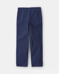 Boys Canvas Pull-On Pants - Navy