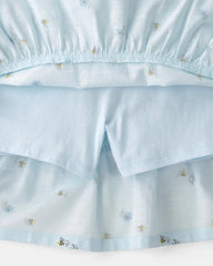 Girls 2-Piece Bee Long-Sleeve Top & Skort Set - Blue