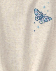 Girls 'Dream Outloud' Graphic Tee - Cream