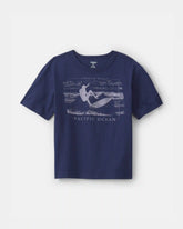 Boys Surfing Graphic Tee - Navy