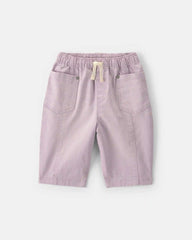 Baby Girl Barrel Pants - Purple