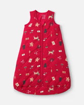 Baby Christmas 2-Way Zip PurelySoftâ„¢ Wearable Blanket - Red
