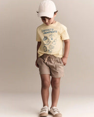Toddler Boy Standard Shorts with Pockets - Khaki
