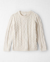 Kids Organic Cotton Cable Knit Sweater