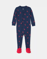 Baby Boy Lobster 100% Cotton Snug Fit 1-Piece Pajama - Blue