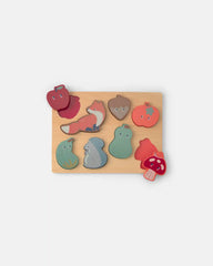 Toddler Wooden Harvest Puzzle Set
