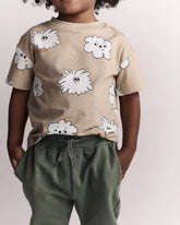 Toddler Squish Character Relaxed Graphic Tee - Khaki