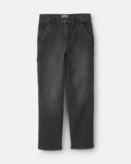 Boys Denim Baggy Jeans - Charcoal Wash