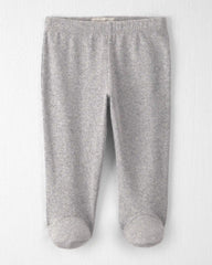 Baby Boy Organic Cotton Rib Footed Pants