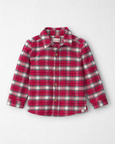 Toddler Boy Organic Cotton Flannel Button-Down Shirt