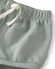 Baby Girl 2-Pack Organic Cotton Shorts in Under the Sea