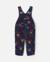 Baby Bear Corduroy Overalls - Navy Blue