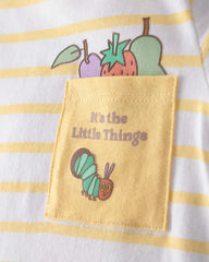 Toddler The Very Hungry Caterpillar™ Striped Pocket Tee - Yellow/White