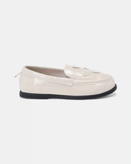 Toddler Girl Heart Dress Shoes - Cream