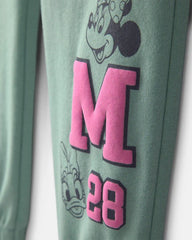 Girls Disney© Minnie Mouse Fleece Joggers - Green