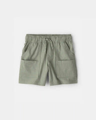 Baby Boy Woven Pocket Shorts - Green