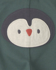 Baby Boy 3-Piece Penguin Long-Sleeve Bodysuit & Pant Set - Green/Grey/Cream