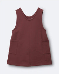 Toddler Girl Otter Pocket Jumper - Burgundy