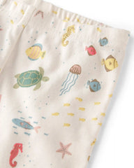 Baby 2-Piece Organic Cotton Pajamas in Under the Sea