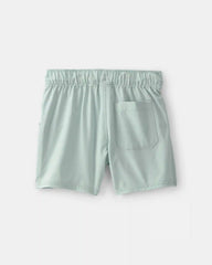 Toddler Boy Poplin Drawstring Utility Shorts - Green
