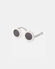 Baby Flower Sunglasses - White
