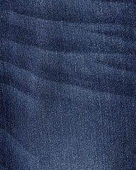 Kid Dark Wash Husky-Fit Classic Jeans