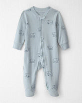 Baby Organic Cotton Sleep & Play Pajamas in Winter Bears