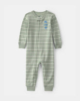 Baby Beach 100% Cotton 1-Piece Pajama - Green