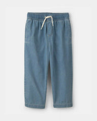 Toddler Boy Chambray Straight-Leg Pant - Light Wash
