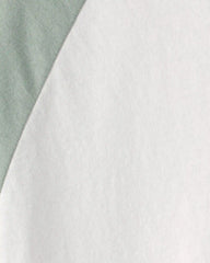 Kids Colorblock T-Shirt - Green/White
