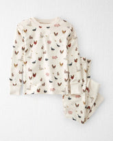 Toddler Organic Cotton Pajamas in Farm Friends