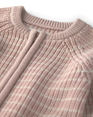Baby Girl Organic Cotton Sweater Knit Jumpsuit