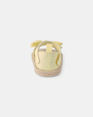 Baby Girl Bow Sandals - Yellow