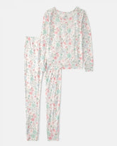 Girls Butterfly Garden PurelySoft 2-Piece Pajama Set