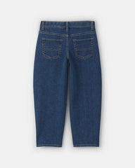 Boys Denim Baggy Barrel Jeans - Medium Wash
