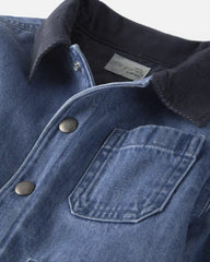 Kids Organic Cotton Denim Barn Jacket