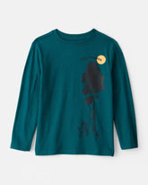Boys California Tree Long-Sleeve Graphic Tee - Green