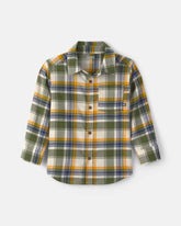 Toddler Boy Plaid Long-Sleeve Button-Down Shirt
