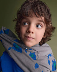 Toddler Otter Sweatshirt™ with Pockets in Phone Print - Grey