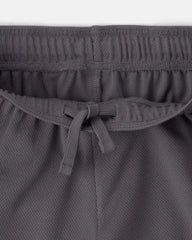 Boys Mesh Active Shorts - Grey