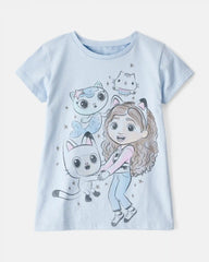 Toddler Girl Gabby's Dollhouse Short-Sleeve Graphic Tee - Blue