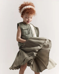 Toddler Girl Avenue Twirl™ Midi Skirt - Olive