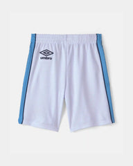 Kids Umbro Argentina Mesh Soccer Shorts - Light Blue/White