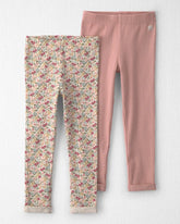 Toddler Girl 2-Pack Organic Cotton Leggings