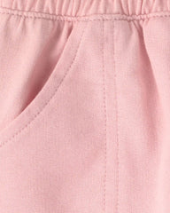 Toddler Girl French Terry Skort - Pink