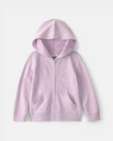 Toddler Girl OshKosh Logo Zip-Up Hoodie - Purple
