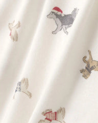Toddler 2-Piece Dog PurelySoft™ Snug Fit Pajama Set - Cream